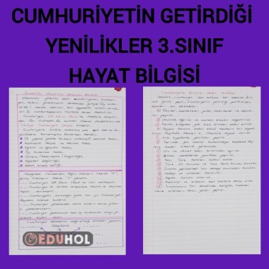 Cumhuriyetin getirdiği yenilikler
