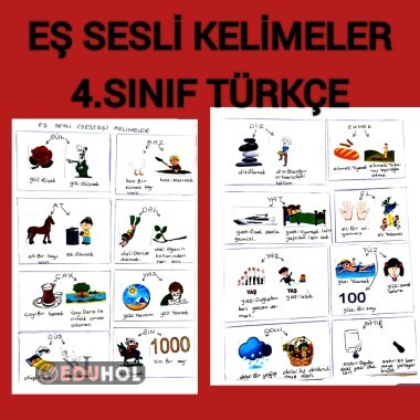 Eş sesli kelimeler