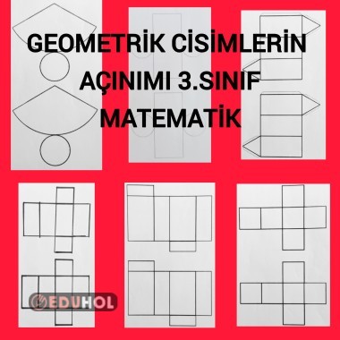 Geometrik cisimlerin açınımı 3.sınıf matematik