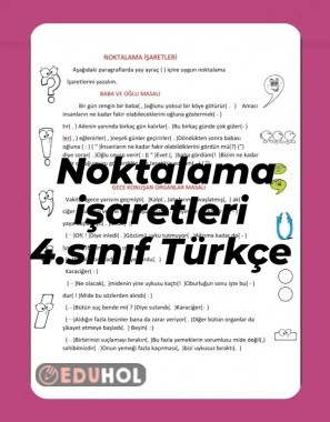 Noktalamaişaretleri4.sınıf Türkçe.