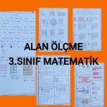 Alan ölçme 3.sınıf matematik
