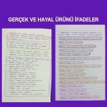 Gerçek ve hayal ürünü ifadeler