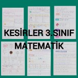 Kesirler 3.sınıf matematik