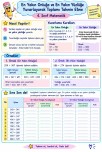 Toplamı tahmin etme 4.sınıf matematik