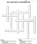 MİLLİ MÜCADELE KAHRAMANLARI BULMACA