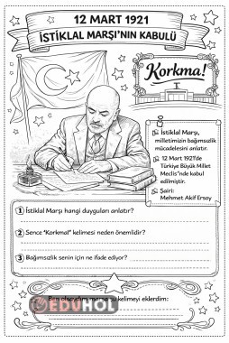 12 Mart Boyamalı Etkinlik