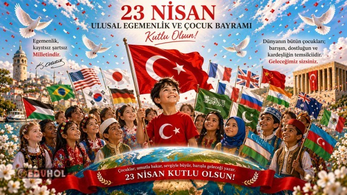 23 Nisan Dijital Pano (Dünya Çocukları)