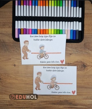 Babalar Günü Hareketli Kart