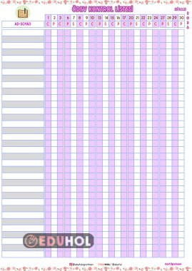 Ödev Kontrol Listesi - Nisan