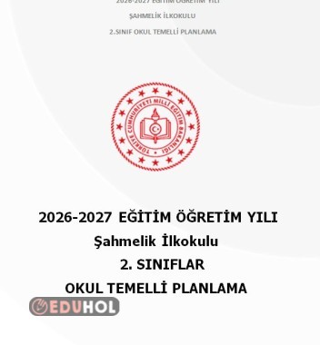 2. Sınıf Okul Temelli Planlama