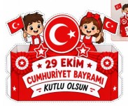 29 EKİM CUMHURIYET BAYRAMI  KES-YAPIŞTIR