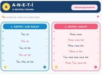 A-N-E-T-İ 6 SEVİYELİ OKUMA