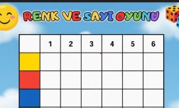 Renk ve Sayı Oyunu 2