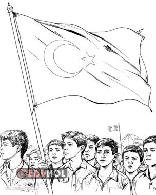 Bayrak Namustur - Boyama