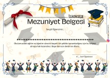 İlkokul Mezuniyet Belgesi