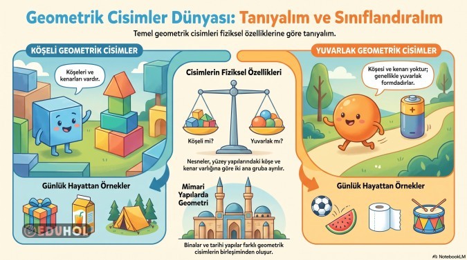 geometrik cisimler soruları içeren sunum