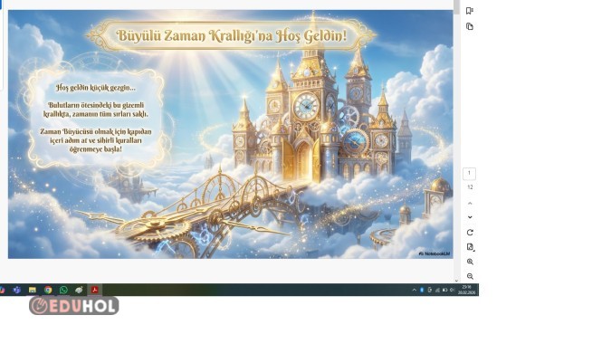 gün,ay,yıl masalsı anlatım