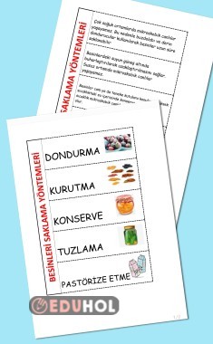 Besinleri Saklama Yöntemleri