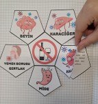 Alkolün Zararları interaktif defter etkinliği