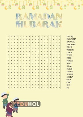Ramazan Ayı Etkinlikleri (Bulmaca)