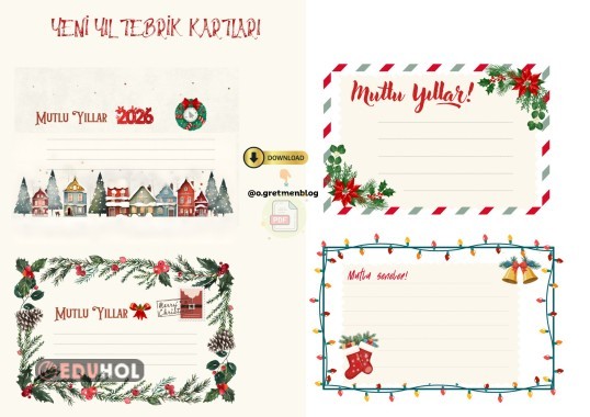 YENİ YIL TEBRİK KARTLARI