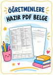 ÖĞRETMENLERE HAZIR PDF BELGE ( ÖĞRENCİ BİLGİ FORMU- SOSYAL MEDYA İZİN BELGESİ)