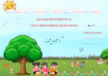 GELİŞİM RAPORU KAPAK YATAY