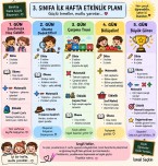 3. sınıfa hazırlık 3. gün