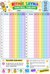 3.sınıf ritmik sayma kontrol listesi