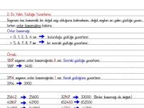 En Yakın Yüzlüğe Yuvarlama