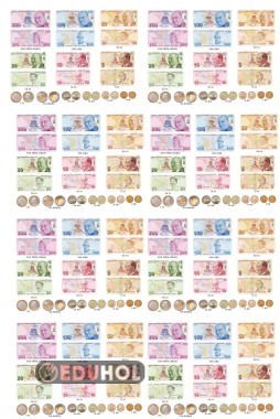 HAYAT BİLGİSİ DEFTERİNE YAPIŞTIRMAK İÇİN PARALARIMIZ