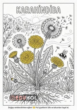 KARAHİNDİBA BOYAMA