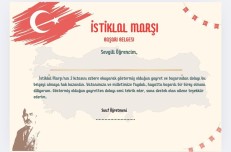 İSTİKLAL MARŞI BAŞARI BELGESİ