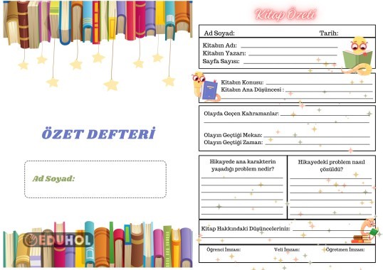 KİTAP ÖZET DEFTERİ