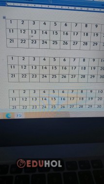 deftere yağıştırmalık 1.den 30'a  1'den 40' 1'den 50'ye kadar ritmik sayma