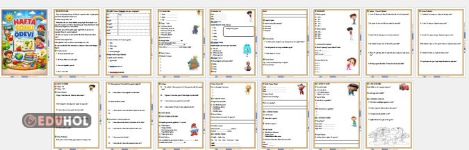 2. SINIF HAFTA SONU ÖDEVİ 14 ŞUBAT