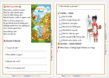1. SINIF 'MİNİK TAVŞAN MAVİ 'OKUMA ANLAMA VE DEĞERLENDİRME ETKİNLİĞİ