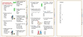 2. SINIF  MATEMATİK GENEL SÜREÇ DEĞERLENDİRME TESTİ-5