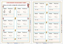 2. SINIF MATEMATİK  TOPLAMA İŞLEMİYLE TAHMİN 1