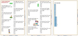2. SINIF  TOPLAMA İŞLEMİ PROBLEMLERİ TESTİ 5