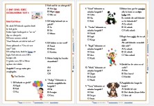 2. SINIF TÜRKÇE GENEL SÜREÇ DEĞERLENDİRME TESTİ 4