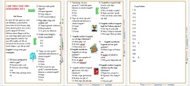 2. SINIF TÜRKÇE  GENEL  SÜREÇ  DEĞERLENDİRME TESTİ 6