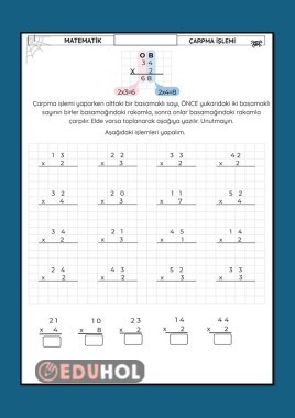ÇARPMA İŞLEMİ ÇALIŞMA KAĞIDI