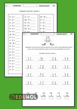 ÇIKARMA İŞLEMİ GİRİŞ, ONLUK BOZMADAN ÇALIŞMA KAĞIDI