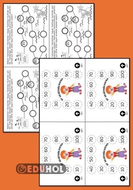 dikey ONAR RİTMİK SAYMA DEFTER YAPIŞTIRMA ÇALIŞMA KAĞIDI