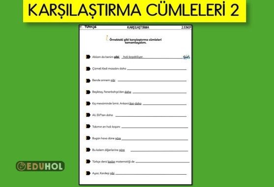 GÜNLÜK ÇALIŞMA SAYFASI