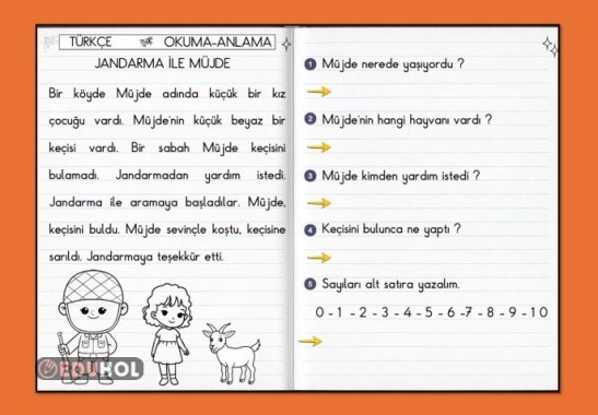 < YATAY>  J SESİ OKUMA ANLAMA ÇALIŞMA KAĞIDI