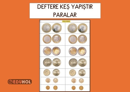 MADENİ PARALAR DEFTER ÖRNEĞİ
