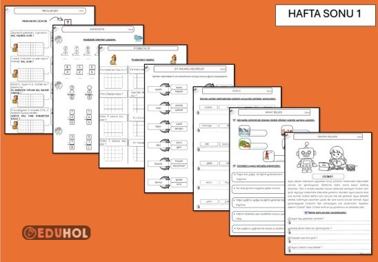 OKU ANLA BOYA, DOĞAL AFET, ZIT ANLAMLI KELİMELER, CÜMLE OLUŞTURMA, PROBLEMLER, TOPLA ÇIKAR,