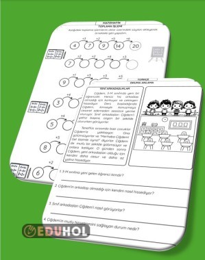 OKU ANLA İLE TOPLAMA BAŞLANGIÇ ÇALIŞMA KAĞIDI